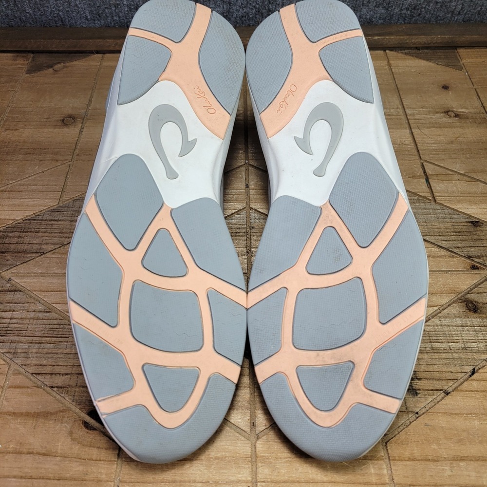 Olukai MikiLi Women's Slip On Sneakers, Size 9 Pearl Blush/Pale Grey Shoes - Picture 8 of 13